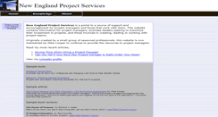 Desktop Screenshot of neprojectservices.com