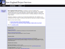 Tablet Screenshot of neprojectservices.com